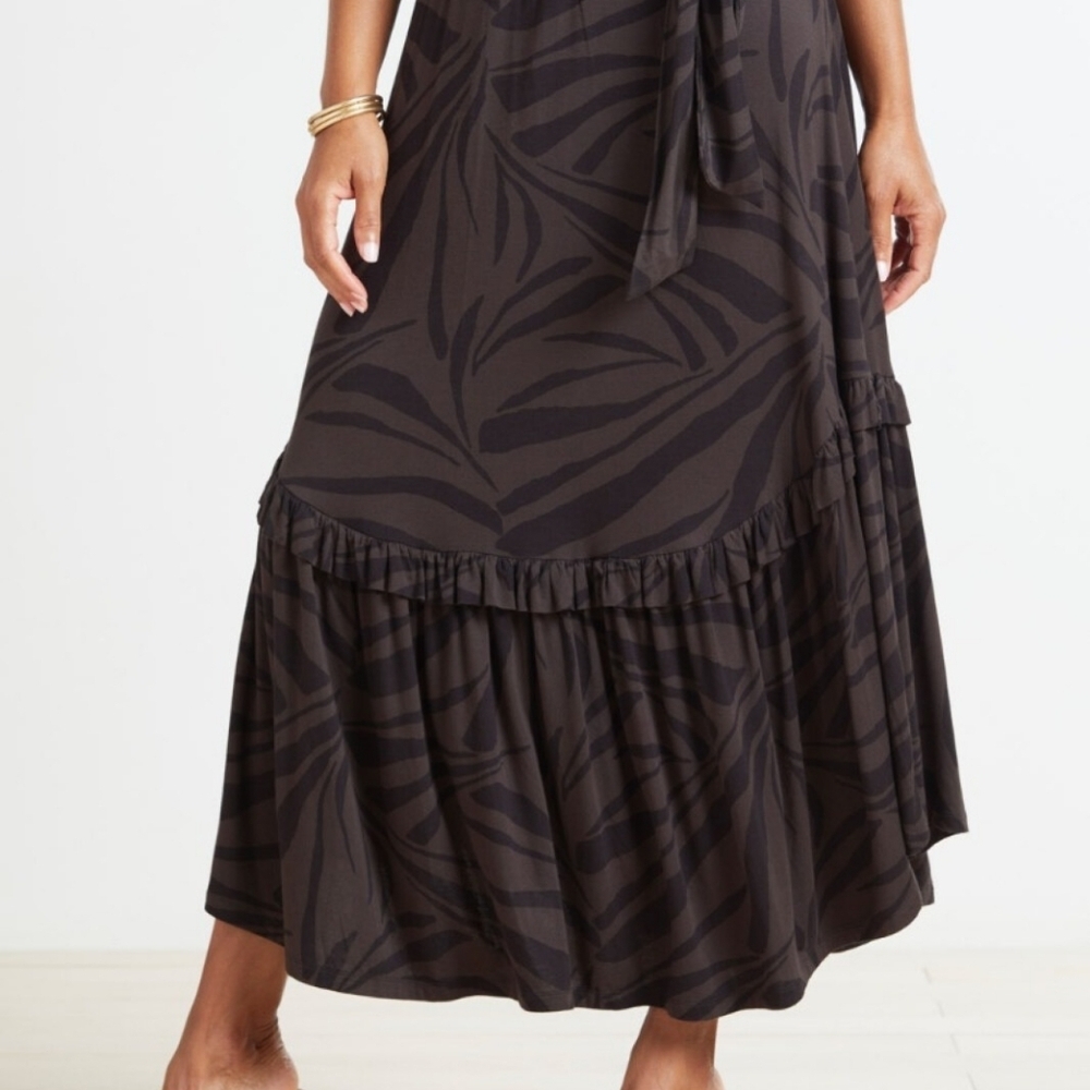NWT Z SUPPLY animal print maxi skirt sz S NWT COTTAGECORE Boho Vacation